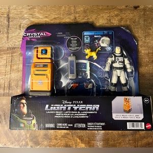 Disney Pixar Lightyear Crystal‎ Grade Launch Ready Buzz & Éric Pack